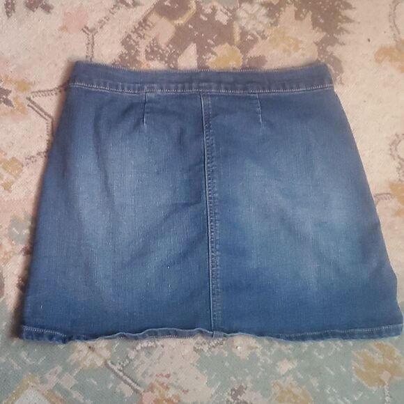 Wax Jean s Button Down Mini Skirt - Picture 2 of 8